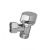 Robinet arret wc 1/4 tour chrome s/brut 365-4e thumbnail